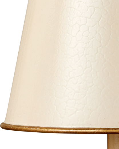 Currey & Co. Tole Ivory Tapered Chandelier Shade 0900-0029