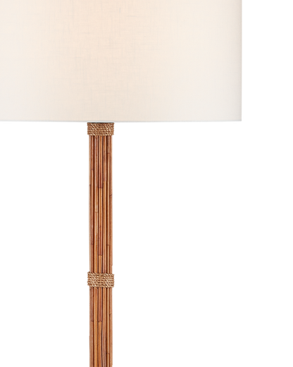 Currey & Co. Reed Floor Lamp 8000-0103