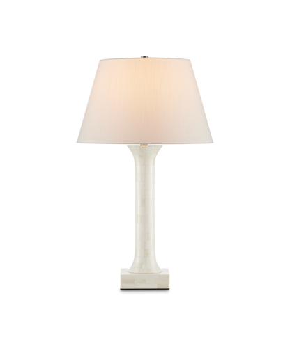 Currey & Co. Haddee White Table Lamp 6000-0863