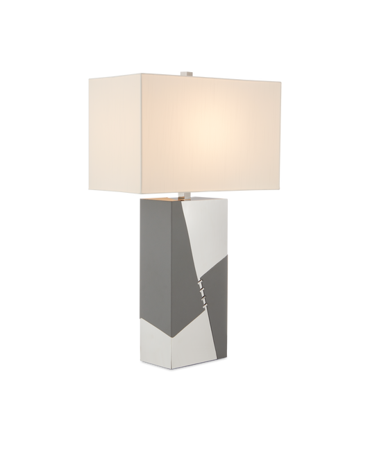 Currey & Co. Clarice Nickel Table Lamp 6000-0724