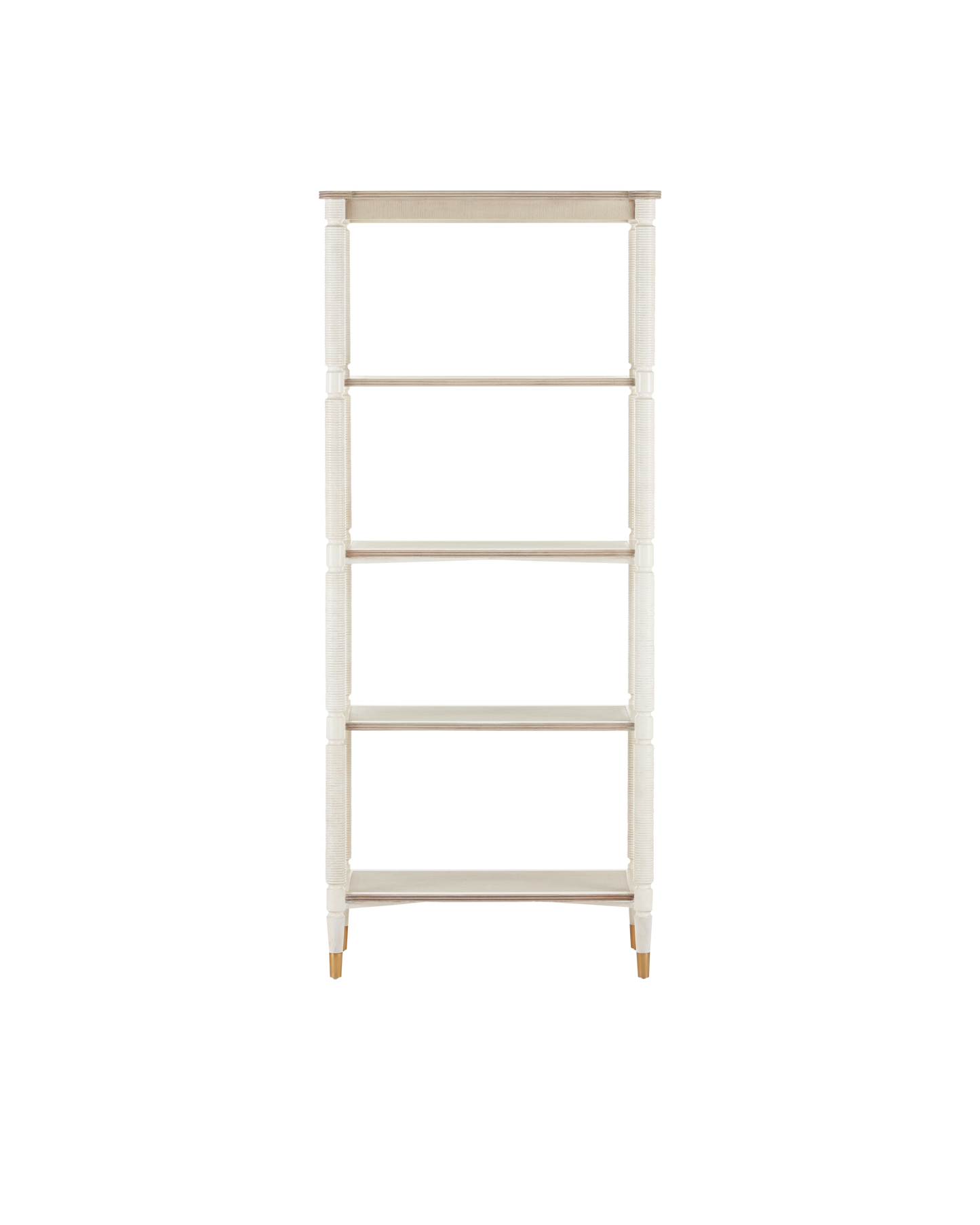 Currey & Co. Aster White Etagere 3000-0203