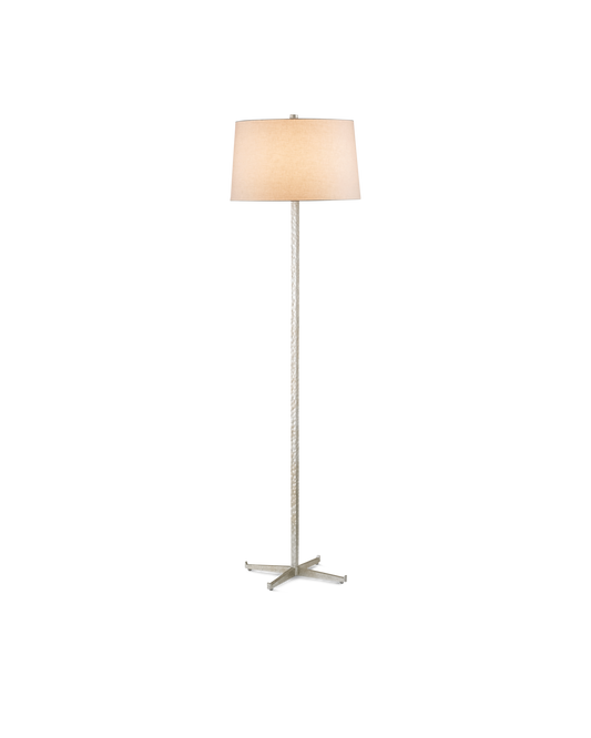 Currey & Co. Echelon Silver Floor Lamp 8066