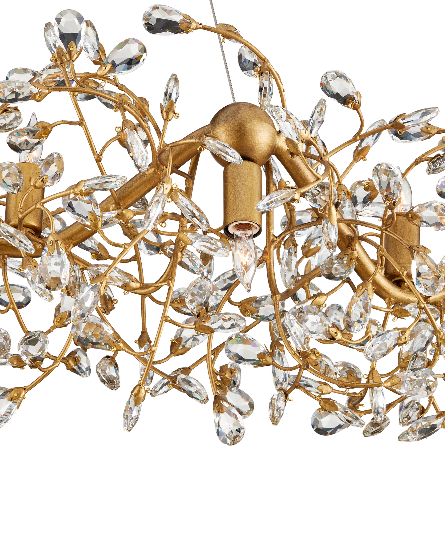 Currey & Co. Crystal Bud Grande Ring Chandelier 9000-1136