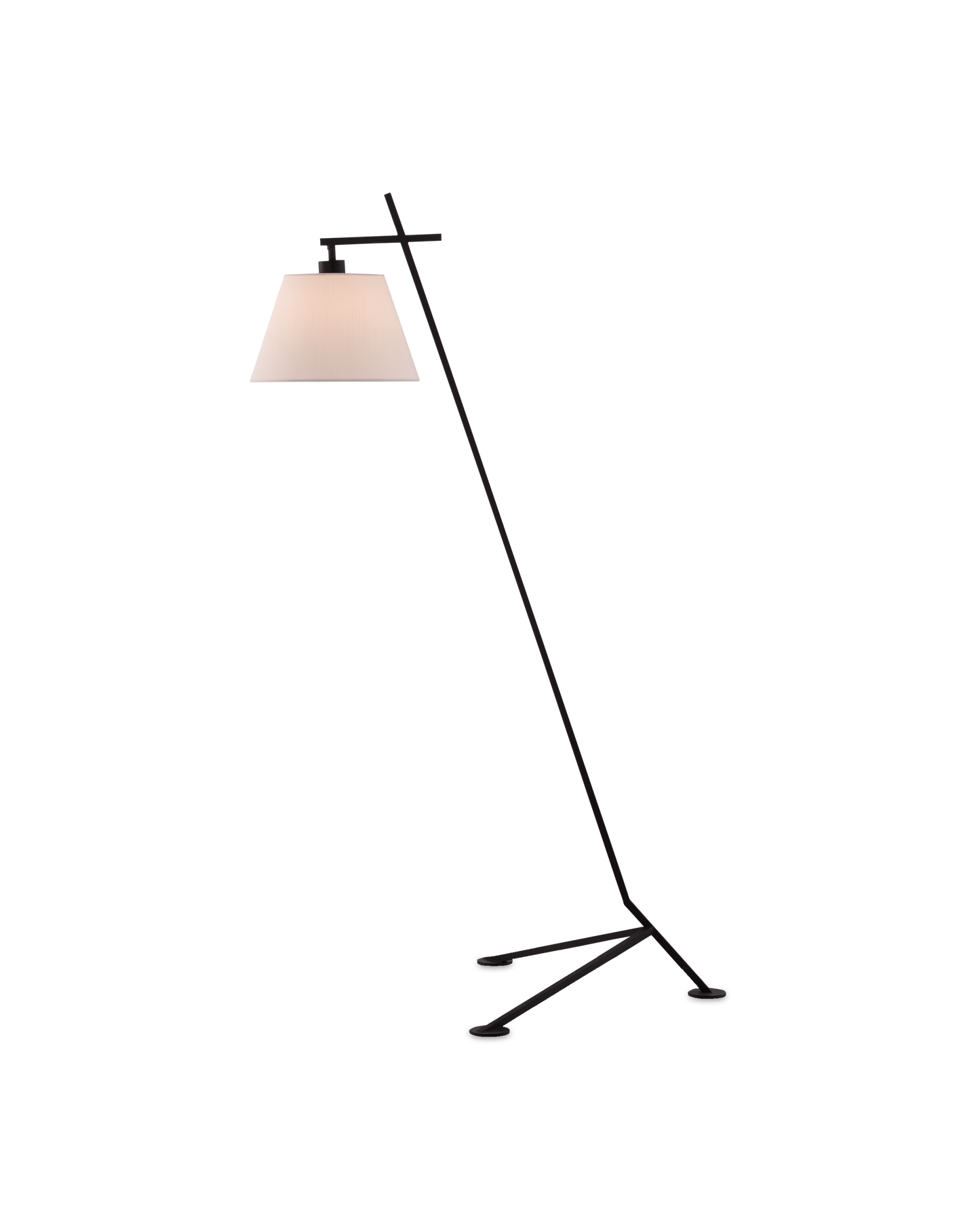 Currey & Co. Kiowa Black Floor Lamp 8000-0066