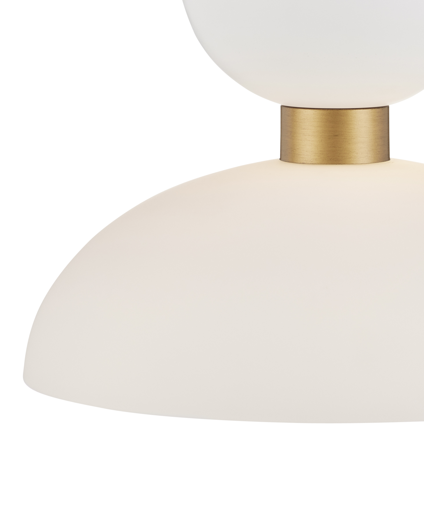 Currey & Co. Zevio White Pendant 9000-1094