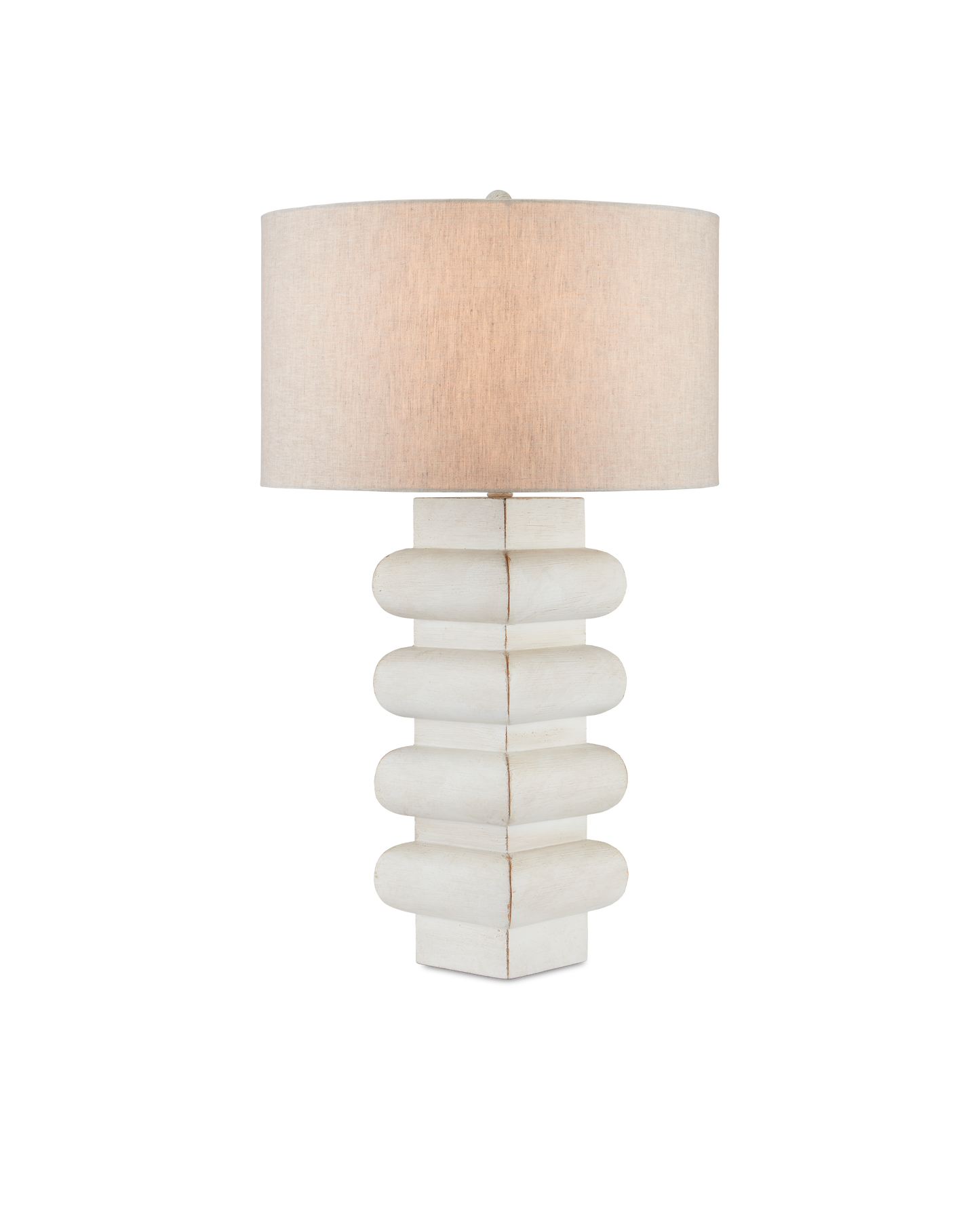 Currey & Co. Blondel White Table Lamp 6000-0769