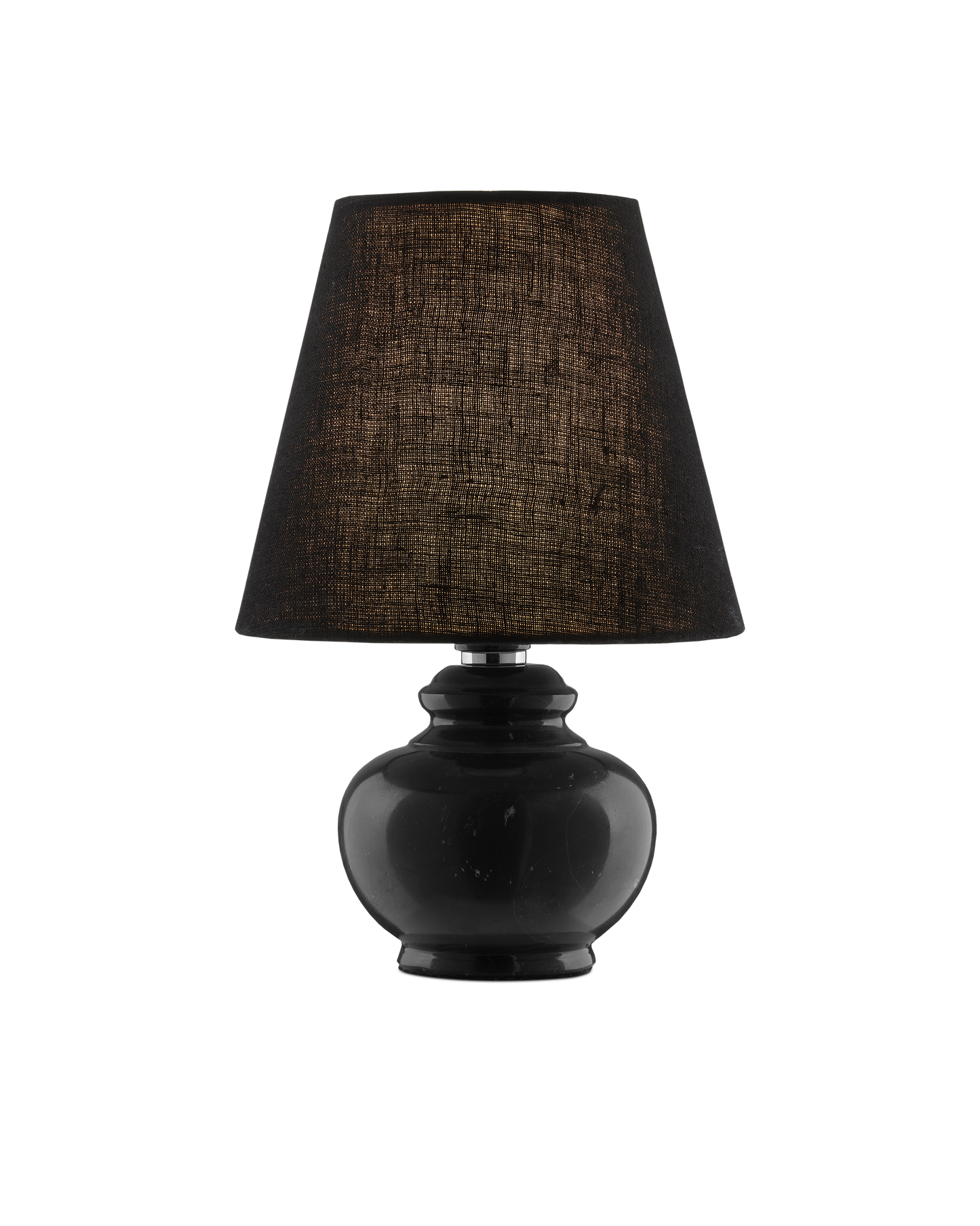 Currey & Co. Piccolo Black Mini Table Lamp 6000-0807