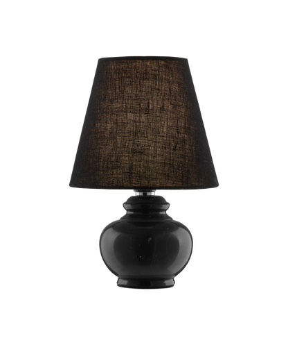 Currey & Co. Piccolo Black Mini Table Lamp 6000-0807