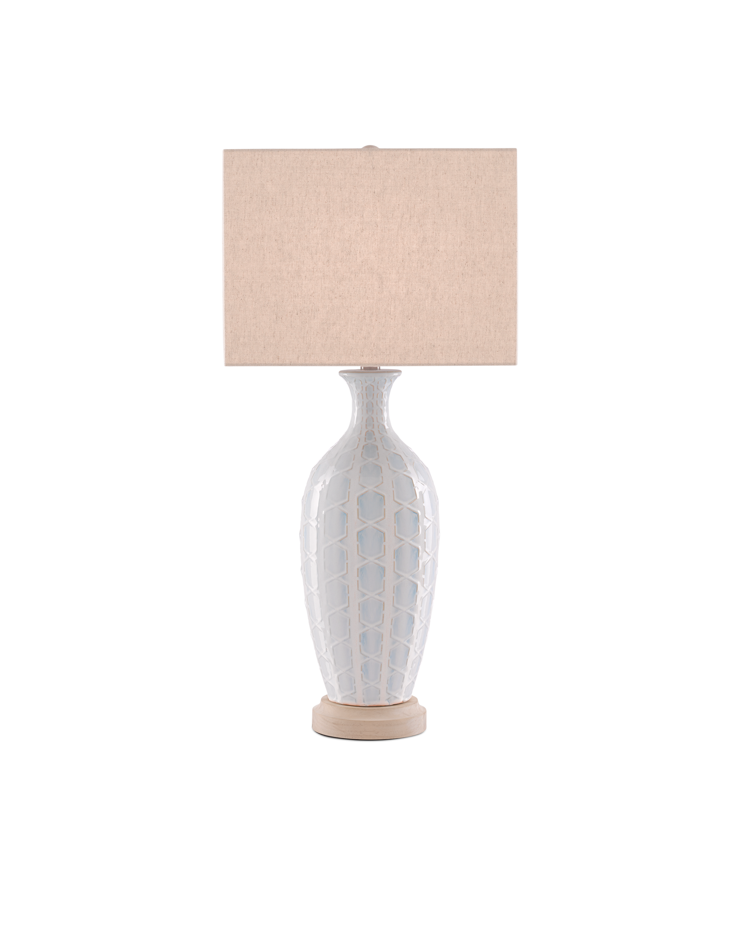 Currey & Co. Saraband White Table Lamp 6000-0517