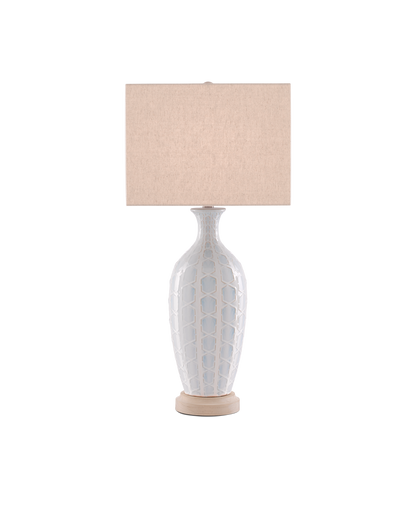 Currey & Co. Saraband White Table Lamp 6000-0517