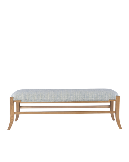 Currey & Co. Melanie Blonde Bench, Greenlight Powder 7000-1002