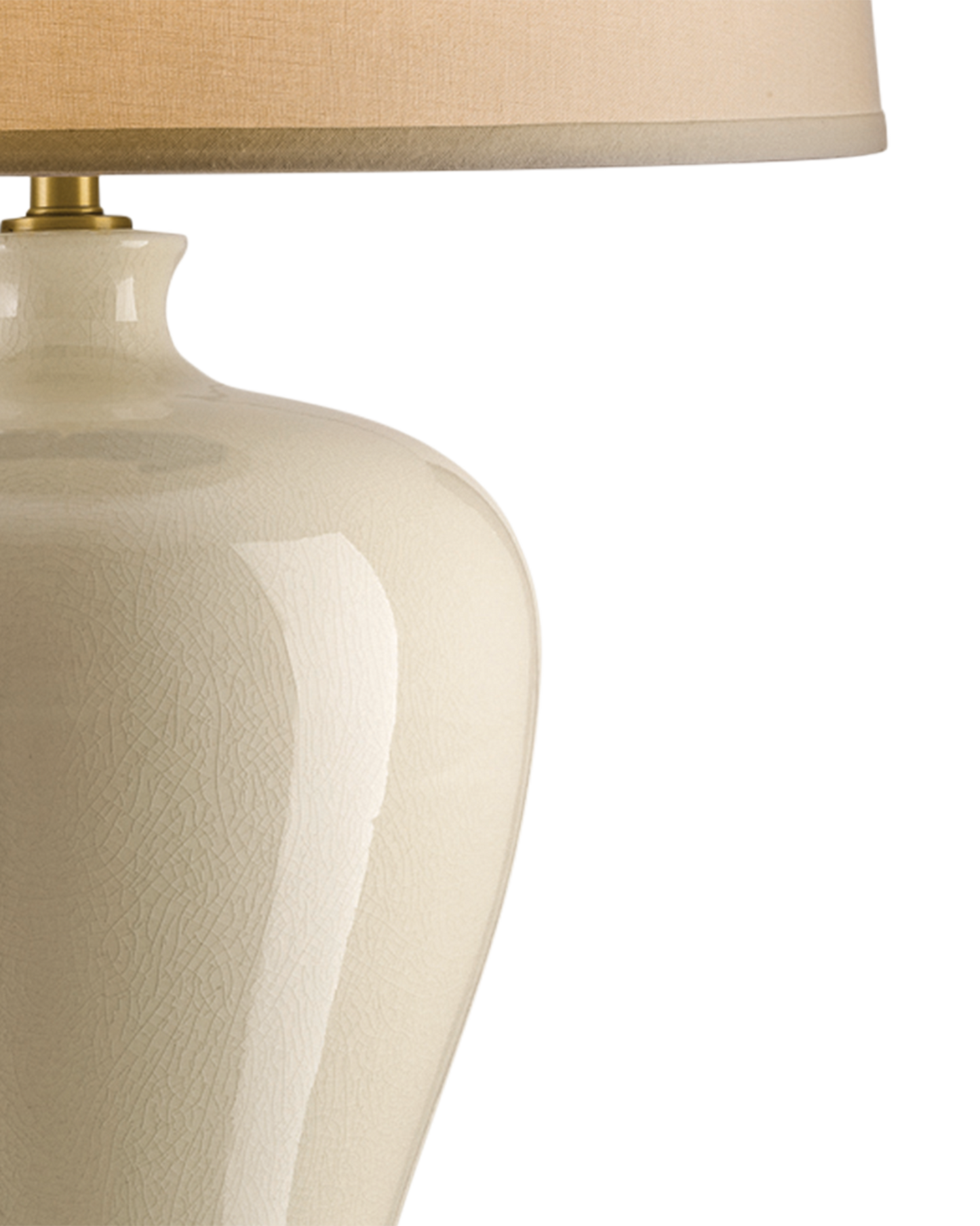 Currey & Co. Blaise Cream Table Lamp 6822