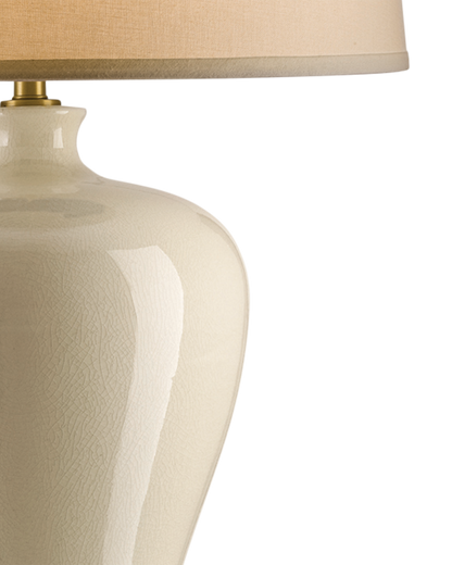 Currey & Co. Blaise Cream Table Lamp 6822