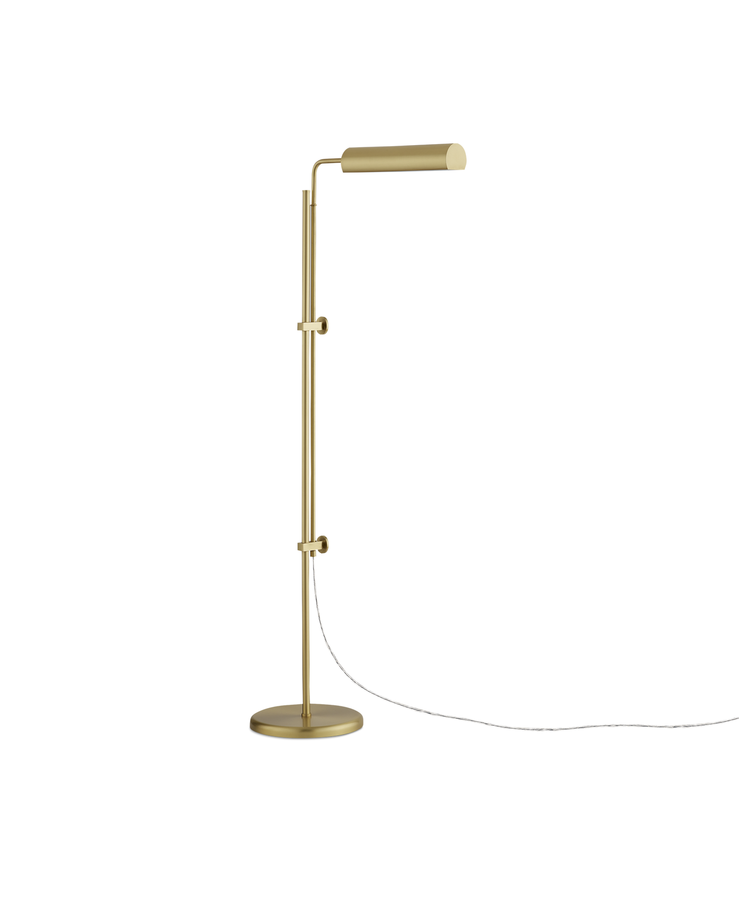 Currey & Co. Satire Brass Floor Lamp 8000-0113