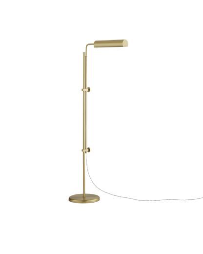 Currey & Co. Satire Brass Floor Lamp 8000-0113