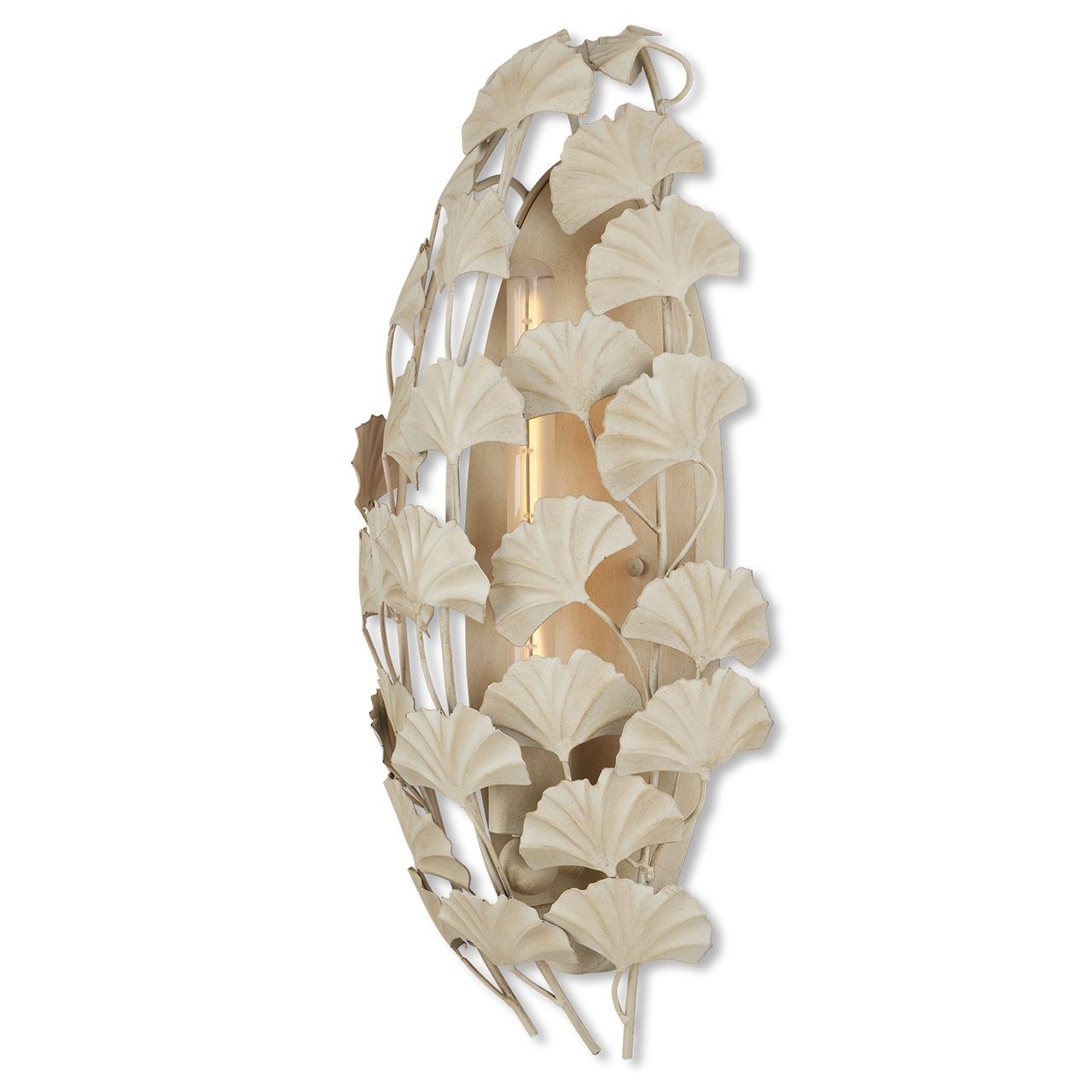 Currey & Co. Maidenhair Ivory Wall Sconce 5000-0230