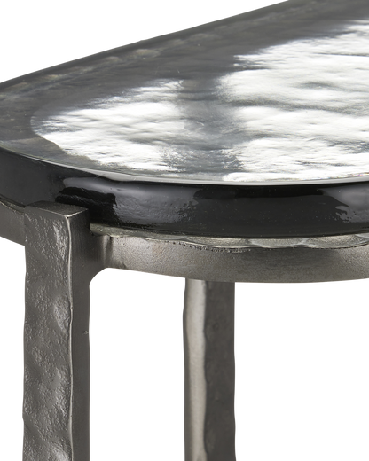 Currey & Co. Acea Graphite Side Table 4000-0159