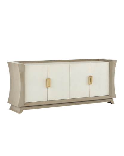 Currey & Co. Koji Cream Credenza 3000-0212