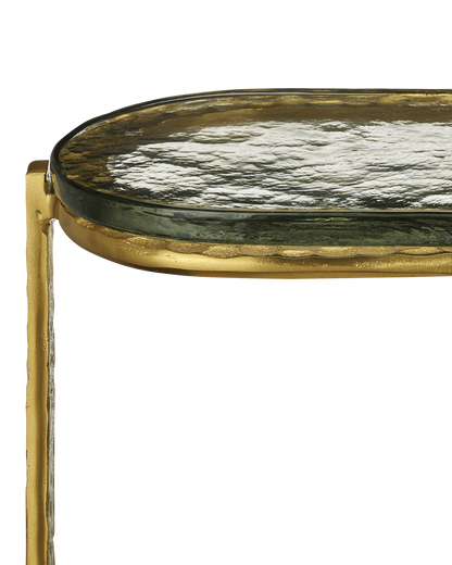 Currey & Co. Acea Gold Side Table 4000-0158