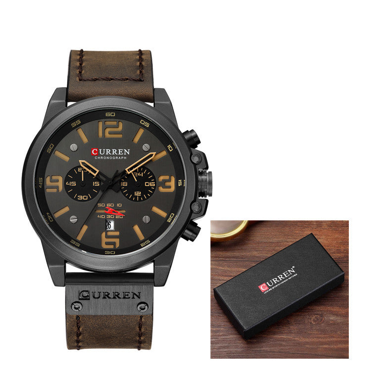 Curren Business Quartz Watch Japanese Movement Men's Watch