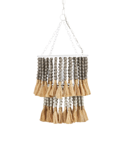 Currey & Co. St. Barts Taupe Pendant 9000-0958