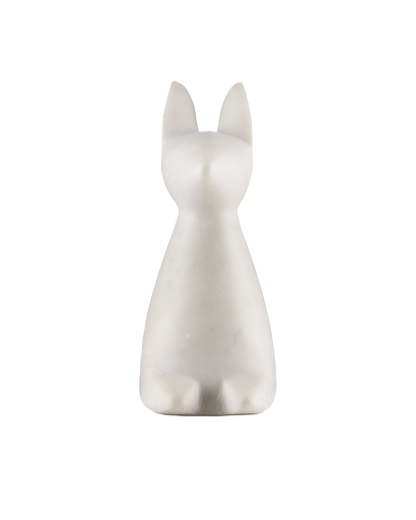 Currey & Co. White Marble Rabbit 1200-0654