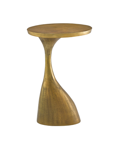 Currey & Co. Ishaan Brass Accent Table 4000-0074