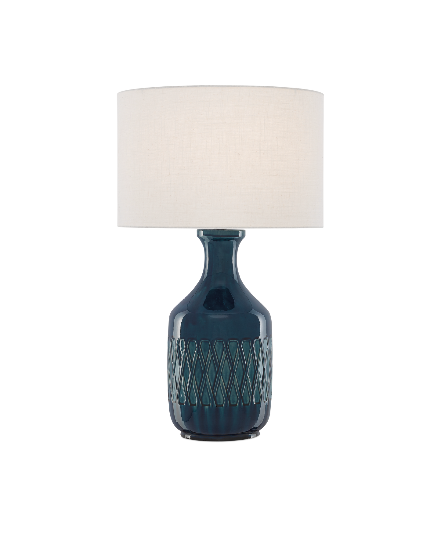 Currey & Co. Samba Blue Table Lamp 6000-0515