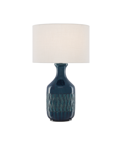 Currey & Co. Samba Blue Table Lamp 6000-0515