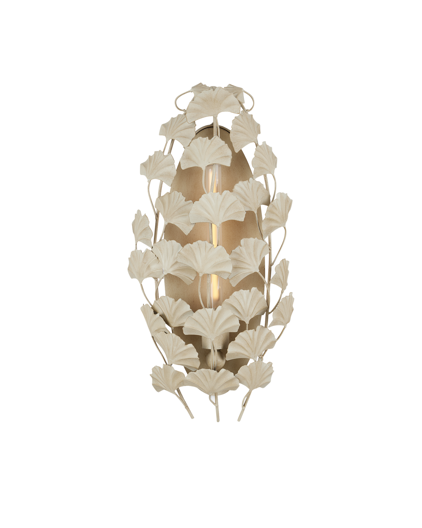 Currey & Co. Maidenhair Ivory Wall Sconce 5000-0230