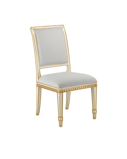 Currey & Co. Ines Mist Ivory Chair 7000-0152