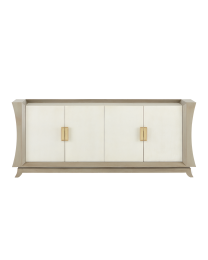 Currey & Co. Koji Cream Credenza 3000-0212