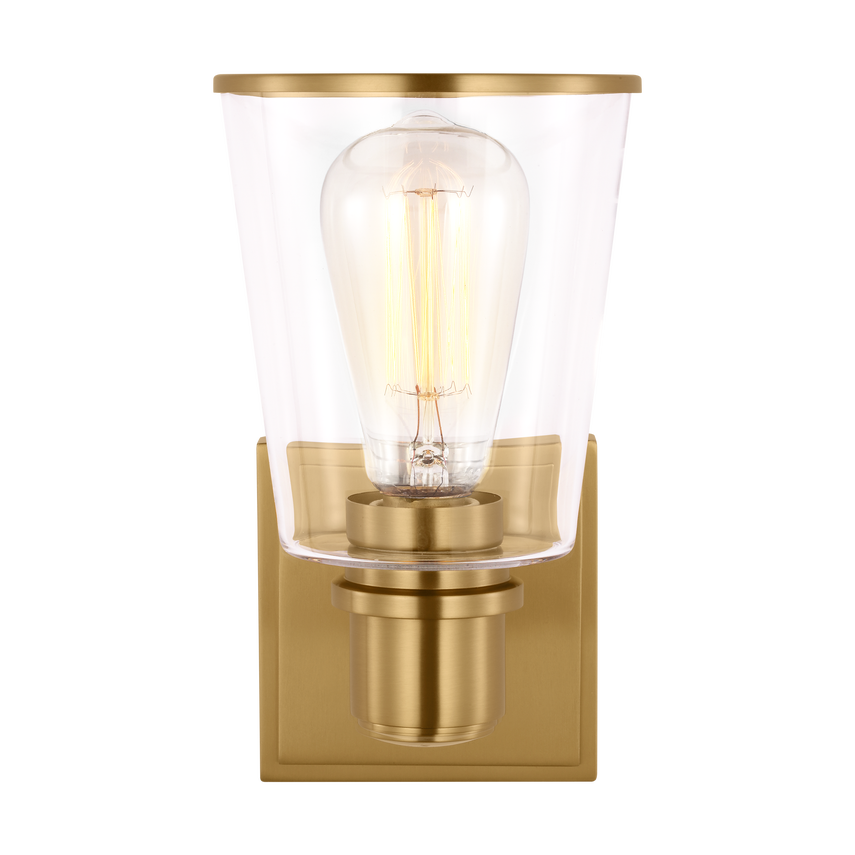 Visual Comfort Studio Chapman & Myers Alessa Sconce in Burnished Brass CV1031BBS