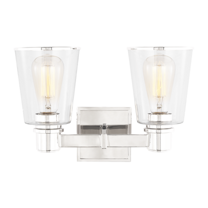 Visual Comfort Studio Chapman & Myers Alessa 2 - Light Vanity in Polished Nickel CV1032PN