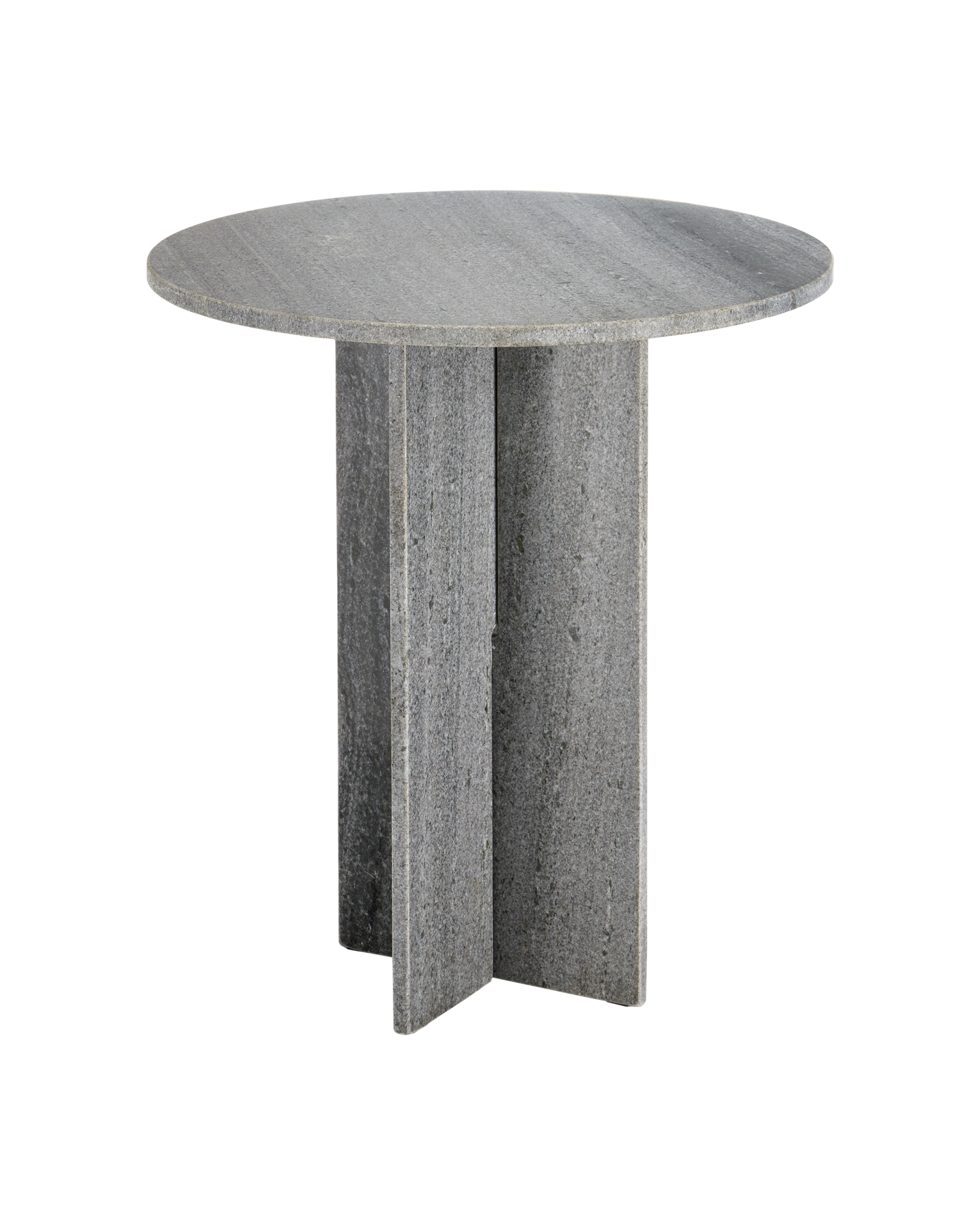 Currey & Co. Harmon Gray Marble Accent Table 3000-0221