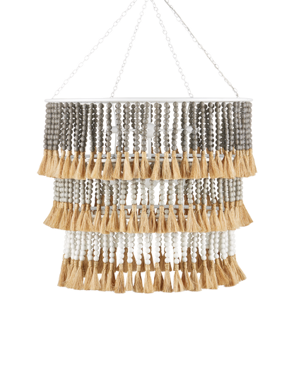 Currey & Co. St. Barts Taupe Chandelier 9000-0959