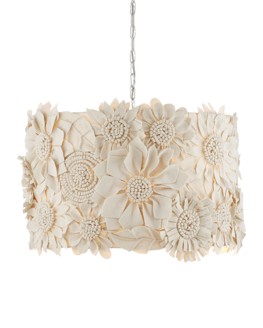 Currey & Co. Clotilde Cream Pendant 9000-1077