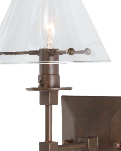 Currey & Co. Kiran Bronze Wall Sconce 5127