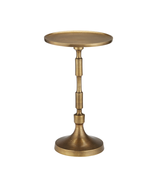 Currey & Co. Pascal Brass Accent Table 4189