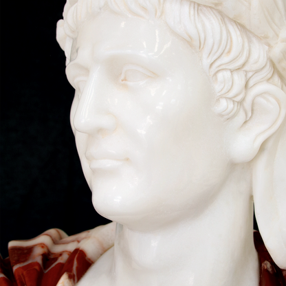 Currey & Co. Cristos Marble Bust Sculpture 1200-0663