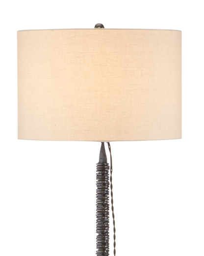 Currey & Co. Sandro Nickel Floor Lamp 8000-0100