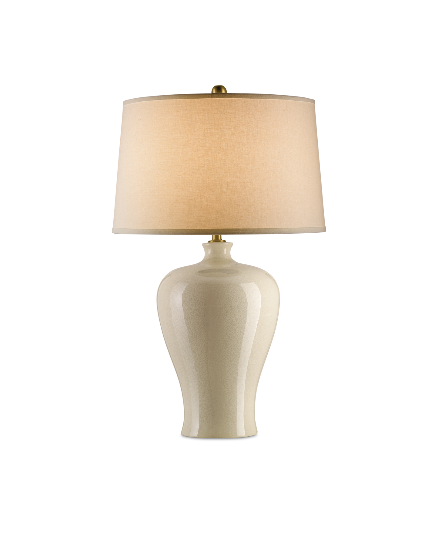 Currey & Co. Blaise Cream Table Lamp 6822