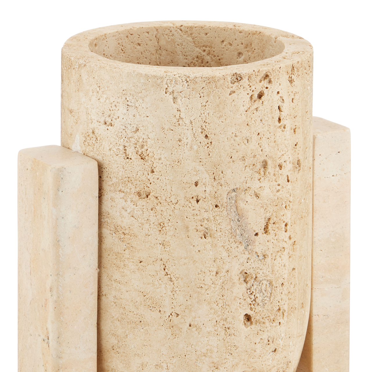 Currey & Co. Stone Vase, Face to Face Set of 2 1200-0815