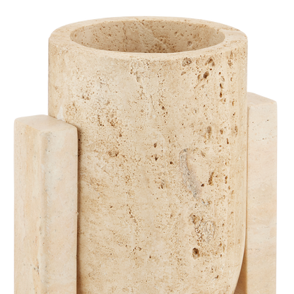 Currey & Co. Stone Vase, Face to Face Set of 2 1200-0815