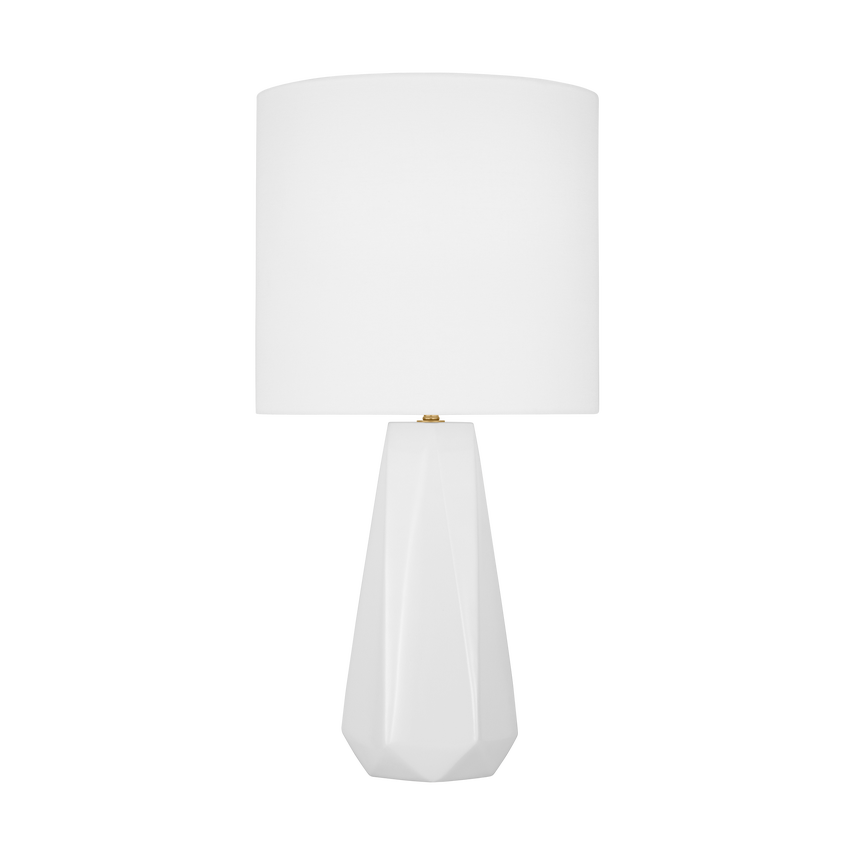 Visual Comfort Studio Drew & Jonathan Moresby Medium Table Lamp in Gloss White DJT1071GW1