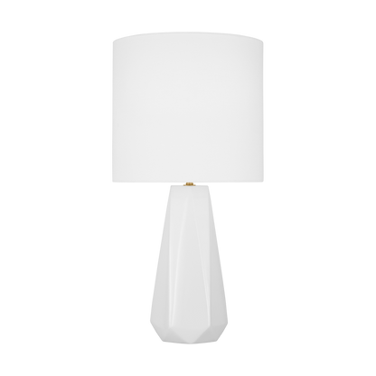 Visual Comfort Studio Drew & Jonathan Moresby Medium Table Lamp in Gloss White DJT1071GW1