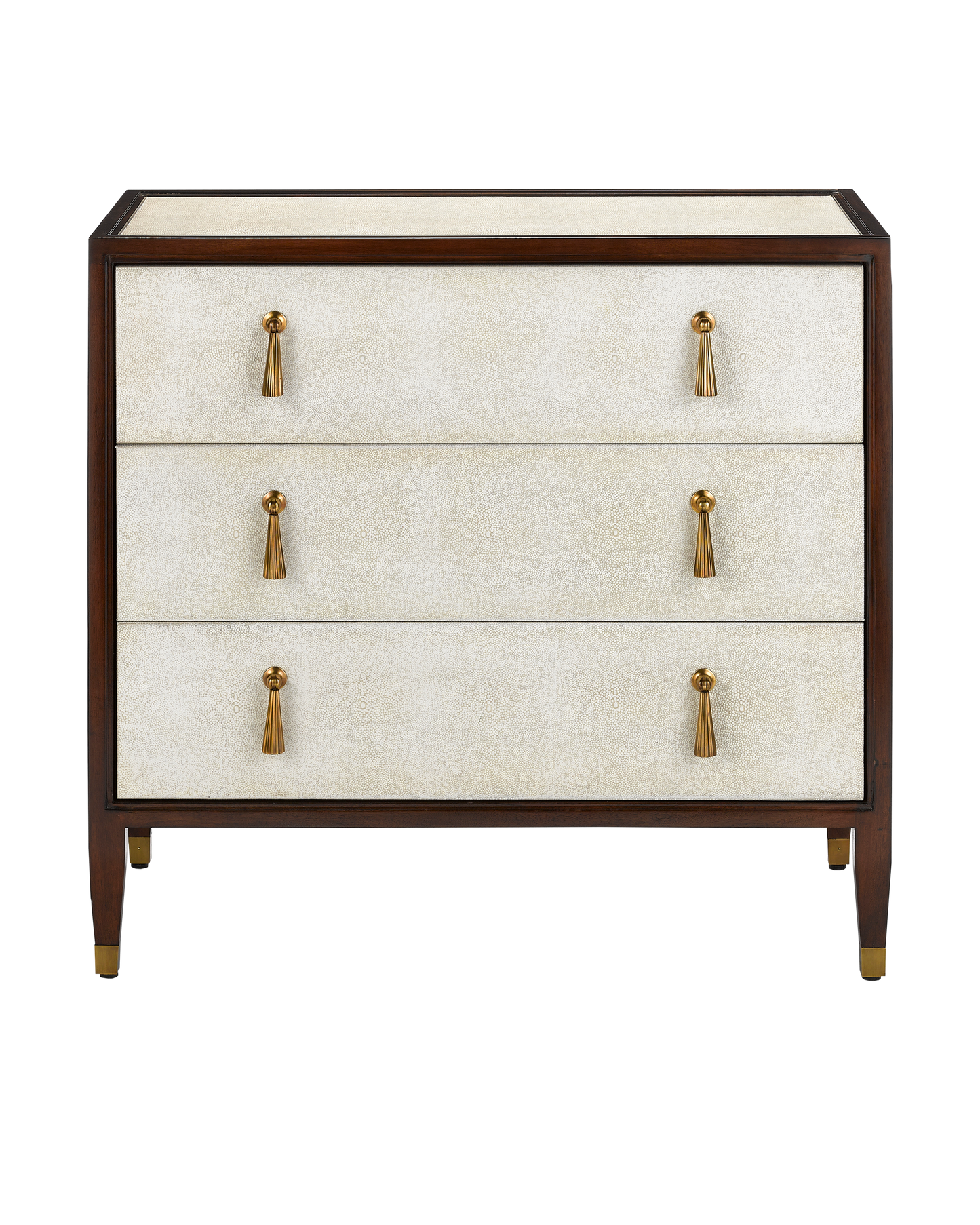 Currey & Co. Evie Shagreen Chest 3000-0141