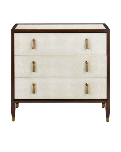 Currey & Co. Evie Shagreen Chest 3000-0141