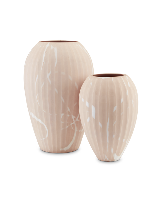 Currey & Co. Lawrence Sand Vase Set of 2 1200-0458