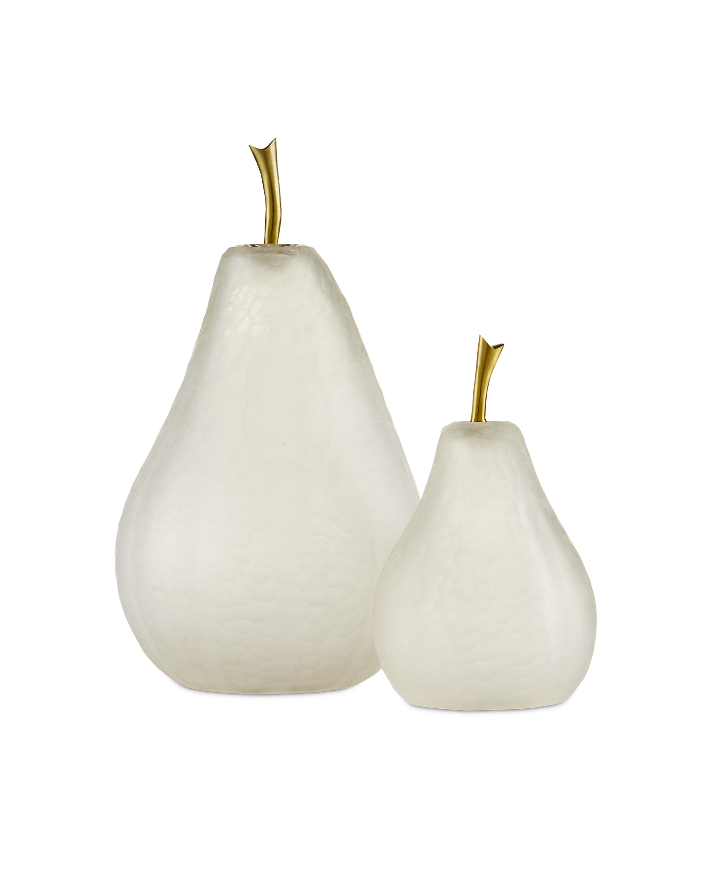 Currey & Co. Glass Pear Set of 2 1200-0641